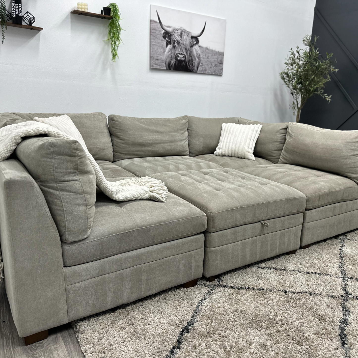 Tisdale Sectional Couch Modular - Free Delivery