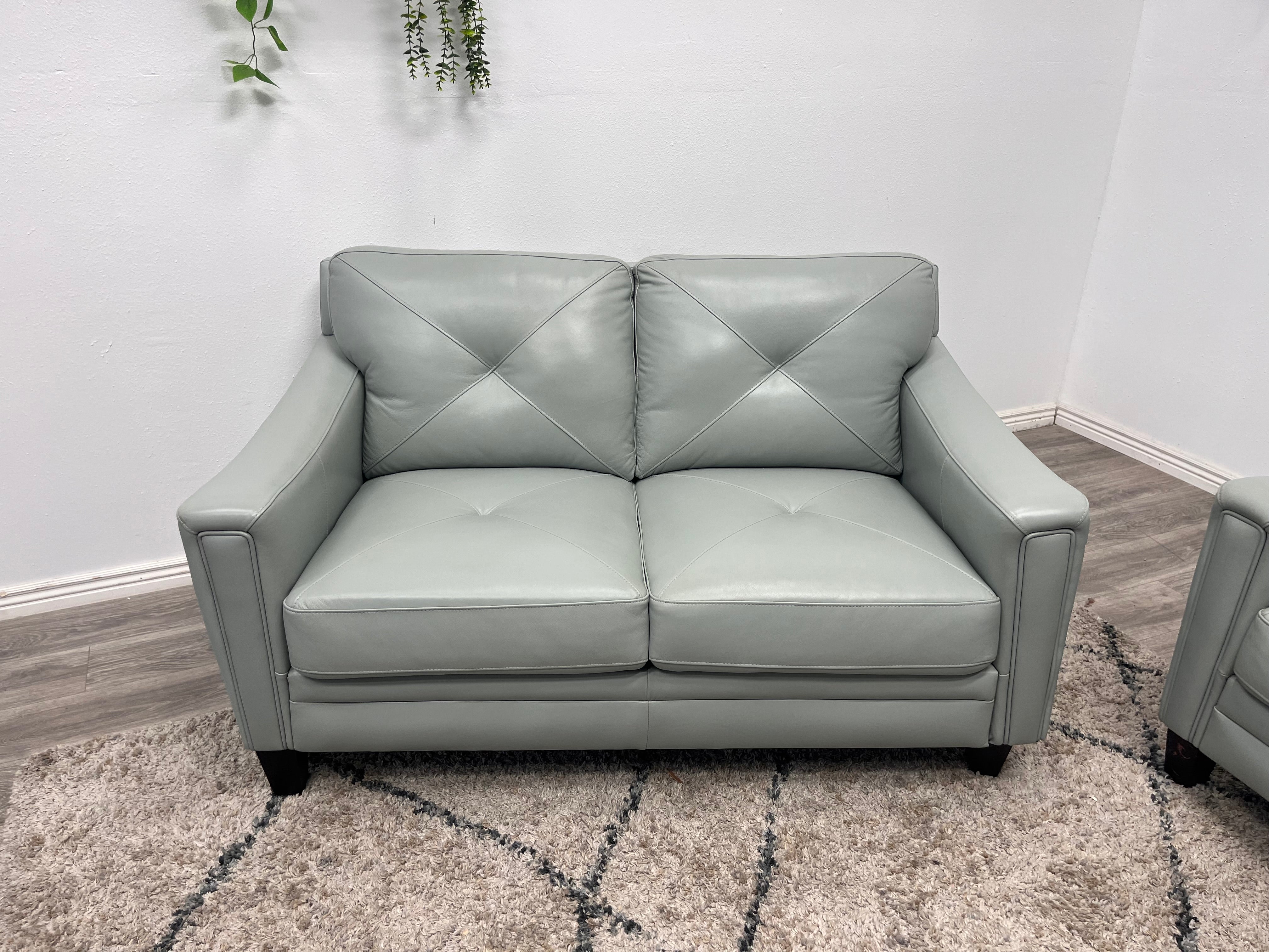 Atmore 3 piece Top Grain Leather Set Sofa Loveseat Chair AZ Couch Depot