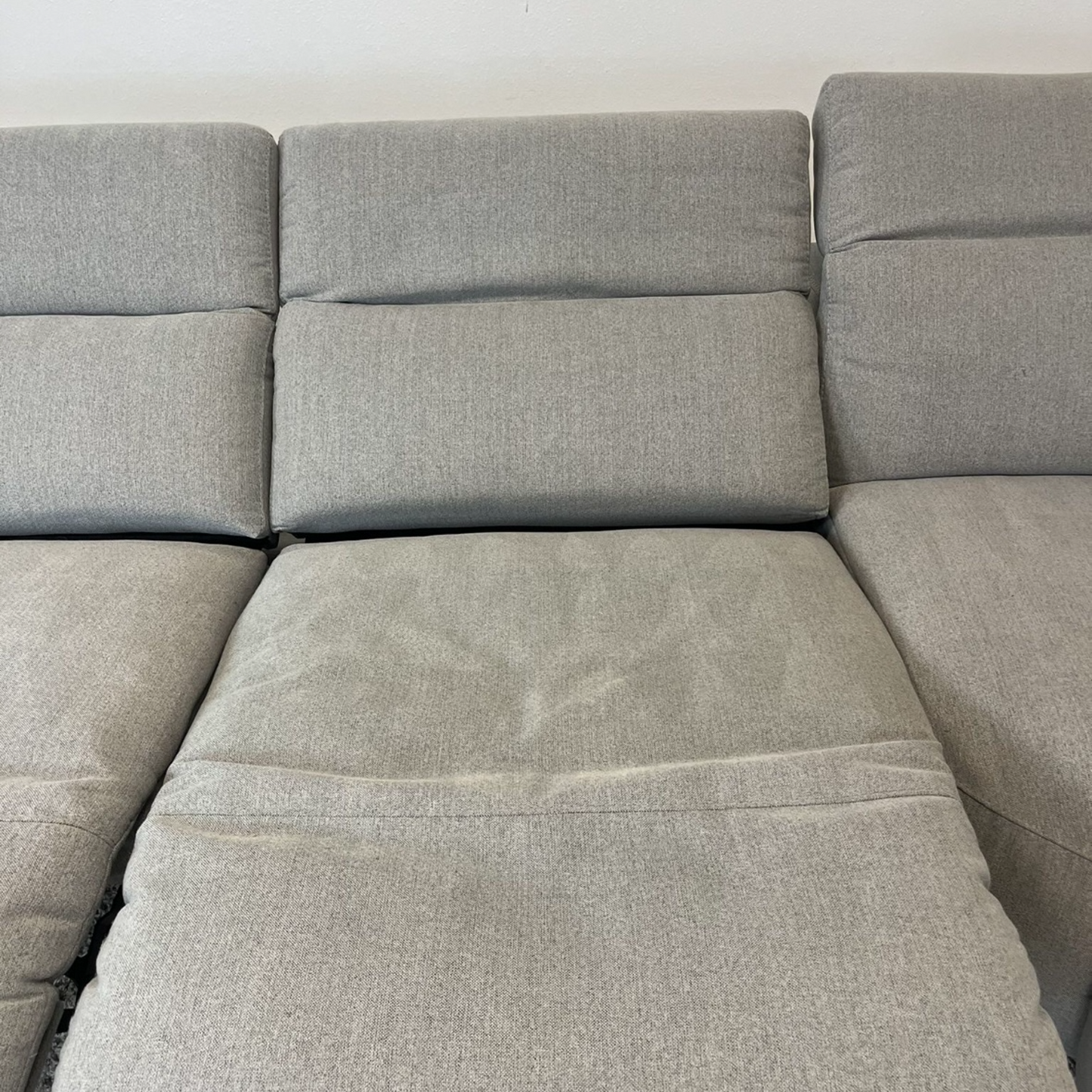 Grey Recliner Sectional - Free Delivery