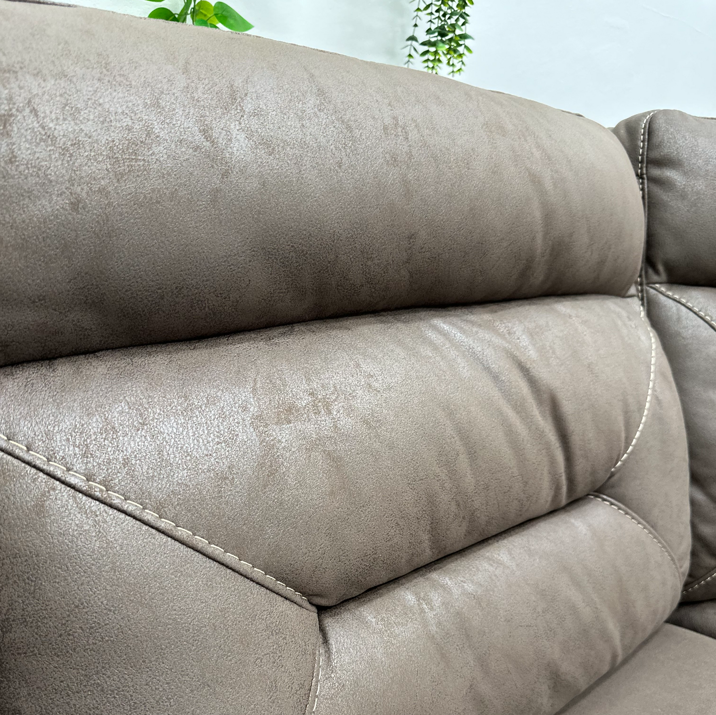 Brown Recliner Sectional Couch - Free Delivery