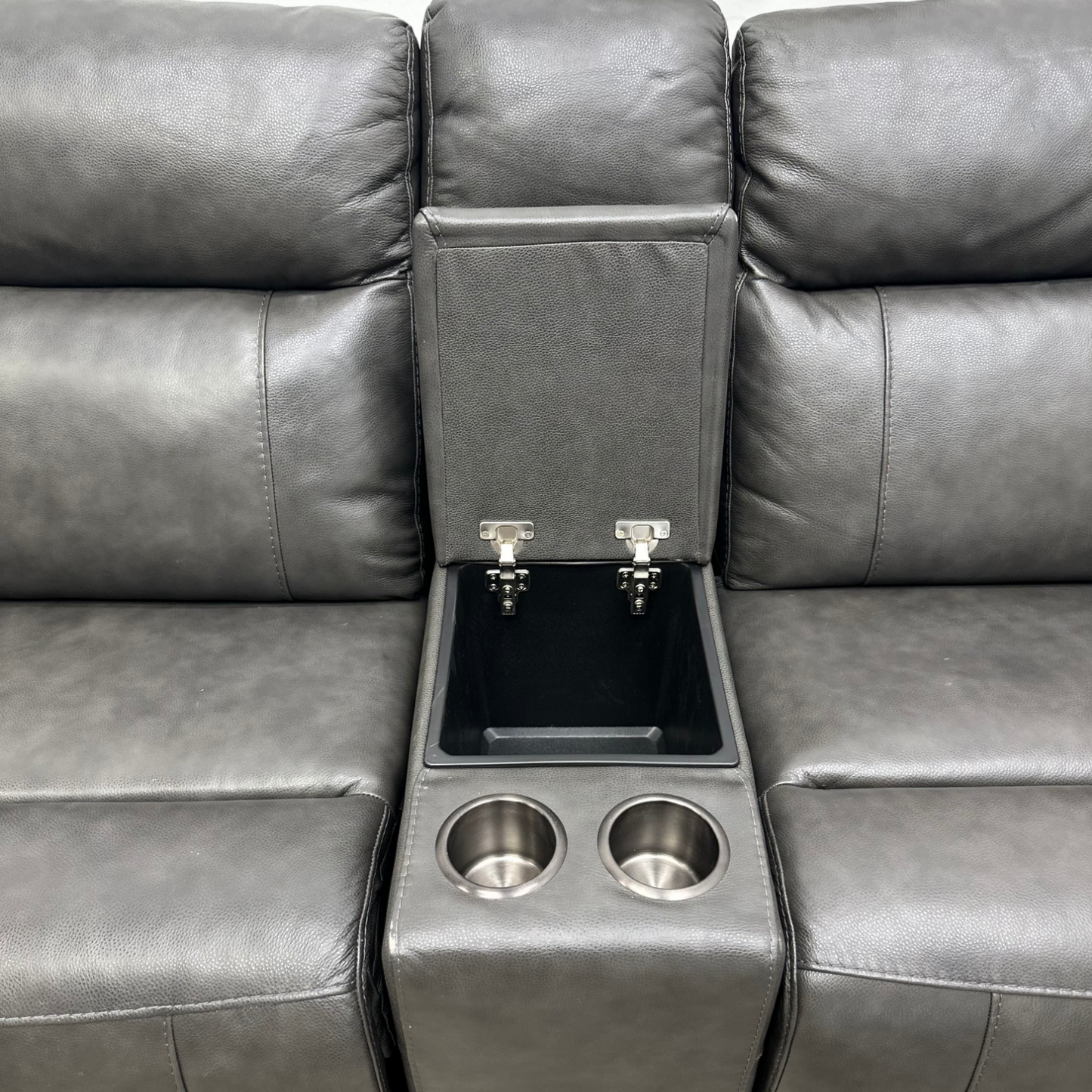 Leather Recliner Sectional Couch - Free Delivery