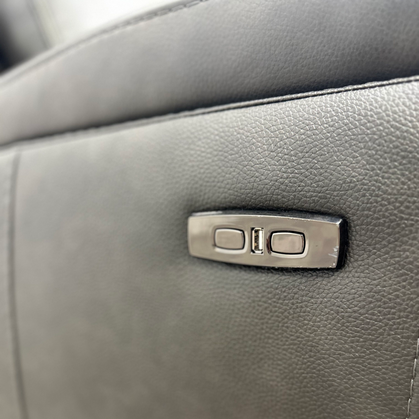 Leather Recliner Sectional Couch - Free Delivery