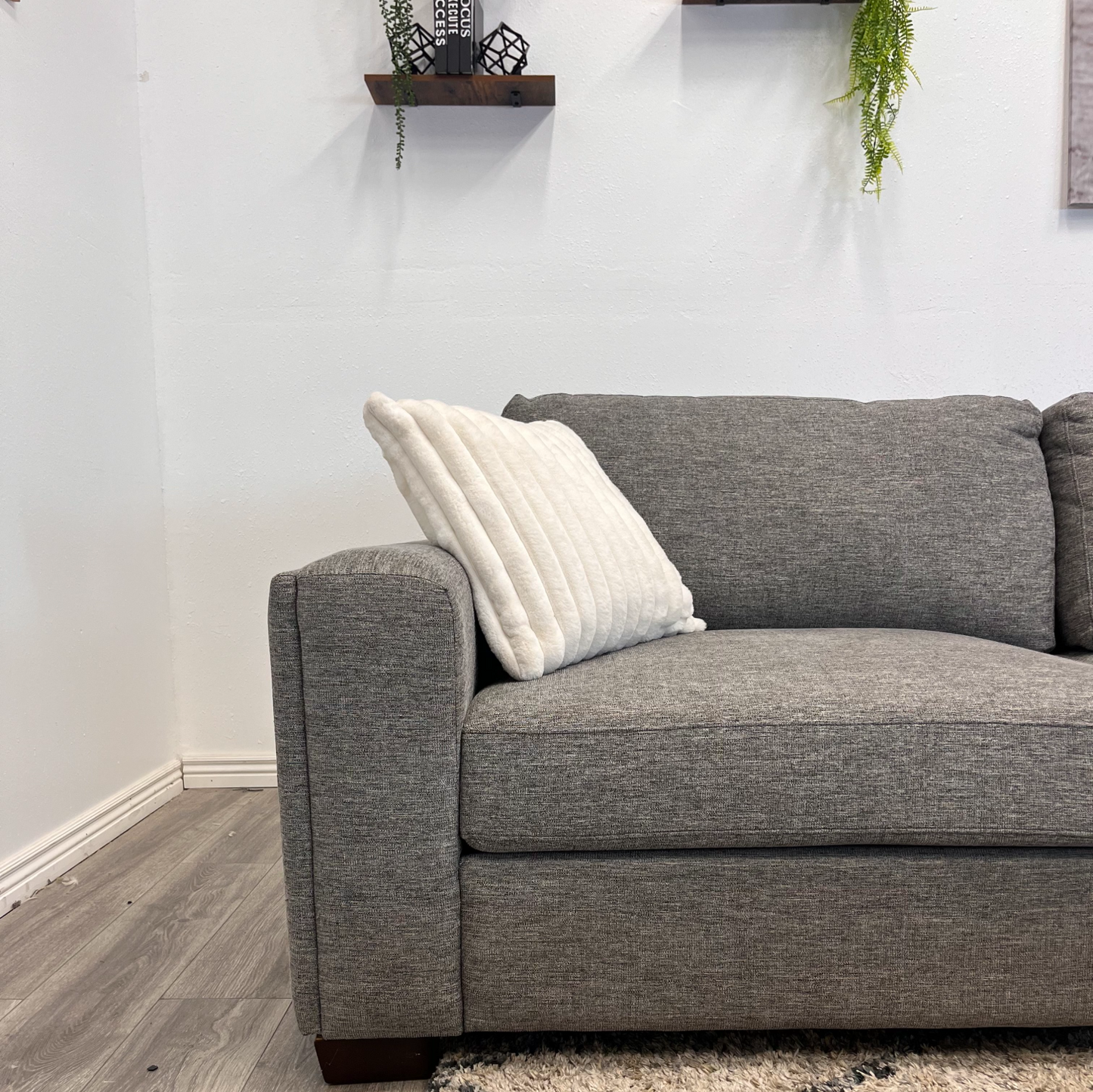 Grey Sectional Couch - Free Delivery