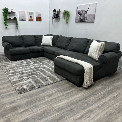 Grey Sectional Couch - Free Delivery