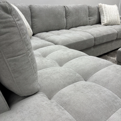 Grey Sectional Couch NEW - Free Delivery
